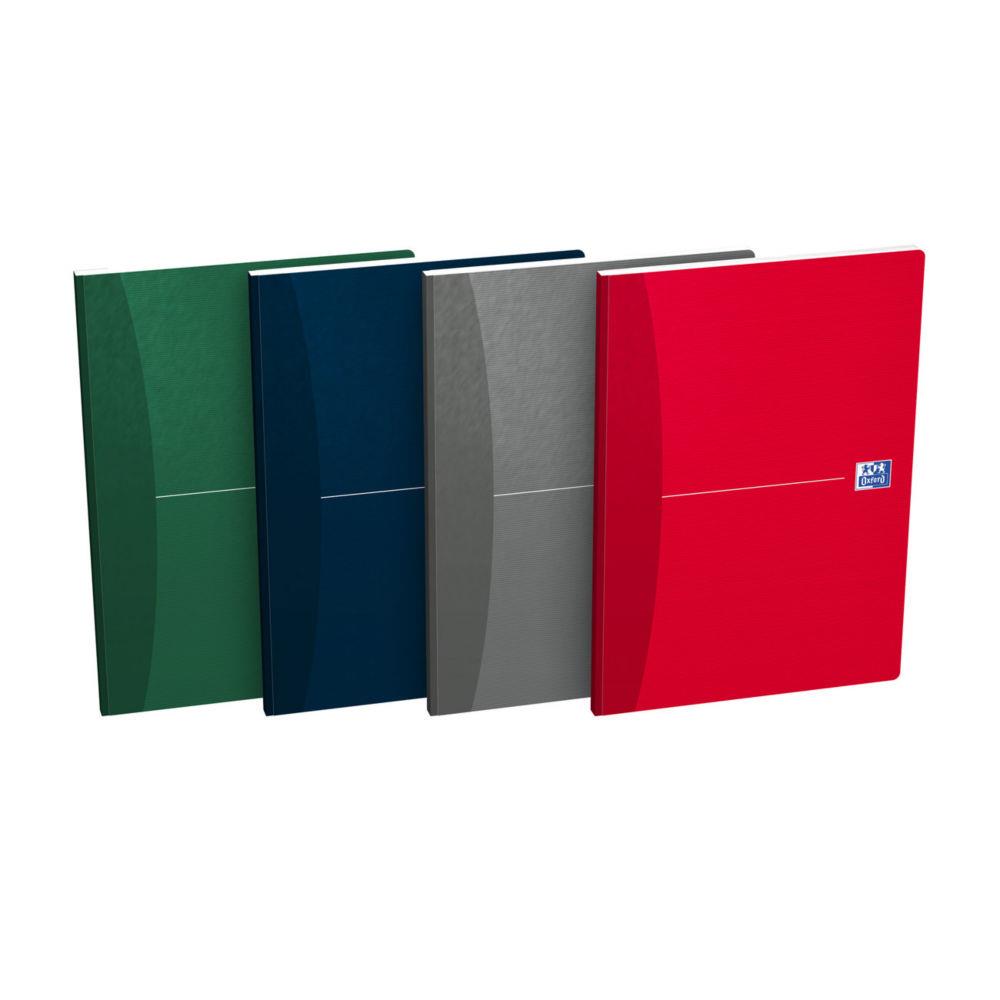 Carnet Oxford Office Essentials - A4 - couverture souple - cousu - 192 pages - quadrill - couleurs assorties - compatible SCRIBZEE