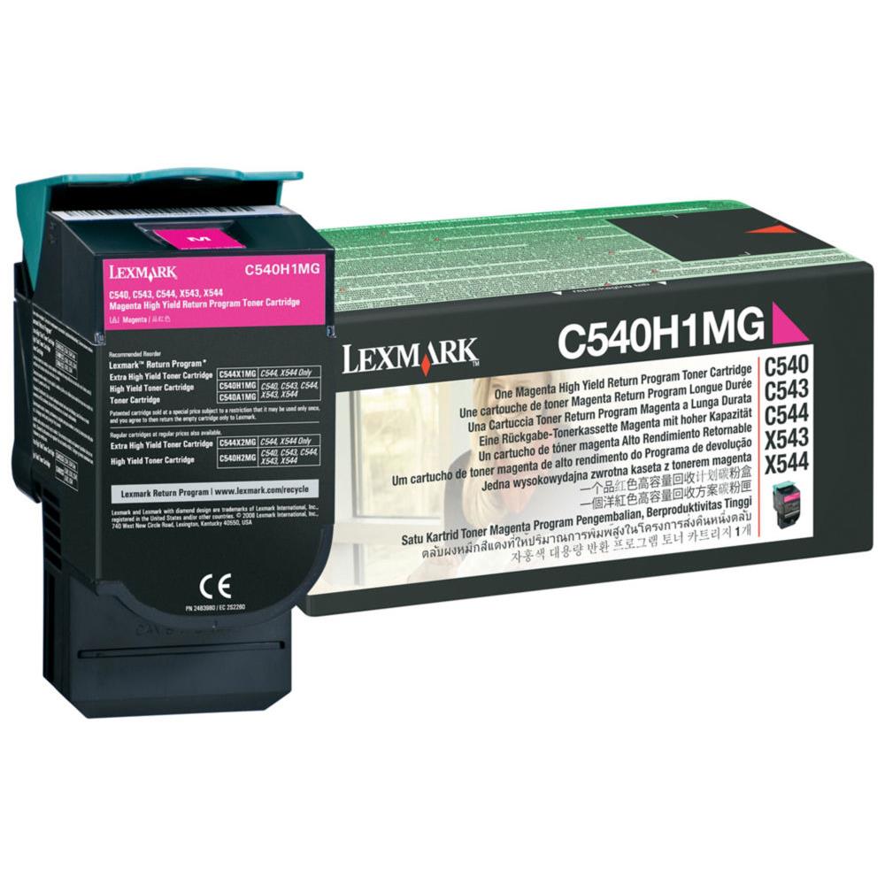 Cartouches de toner - Lexmark c540h1mg cartouche de toner 1 pice(s) original magenta