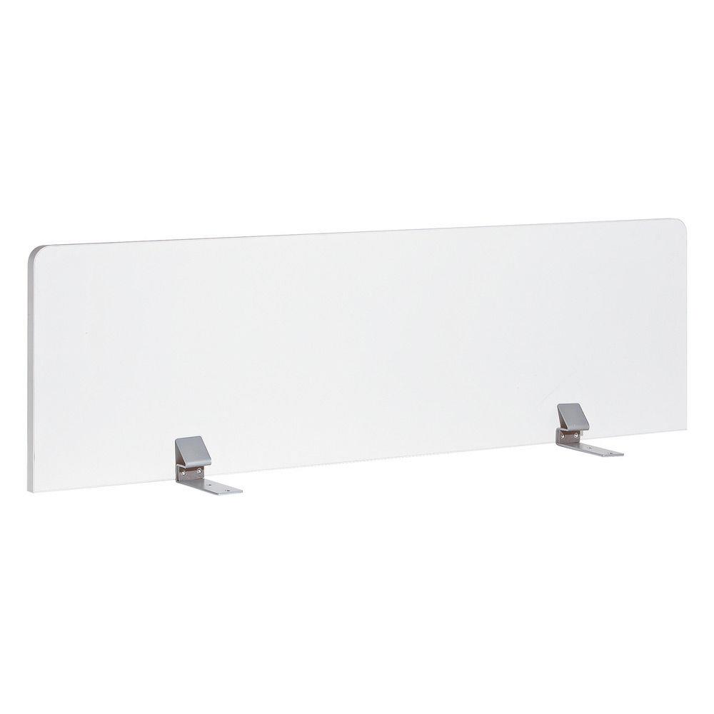 Panneau cran pour bureau - L. 140 cm - finition blanc