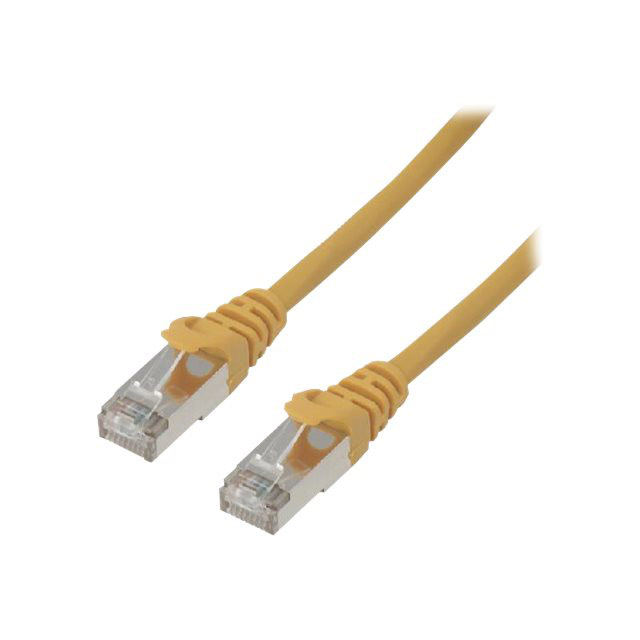Mcl 5m cat6a f/utp cble de rseau jaune f/utp (ftp)