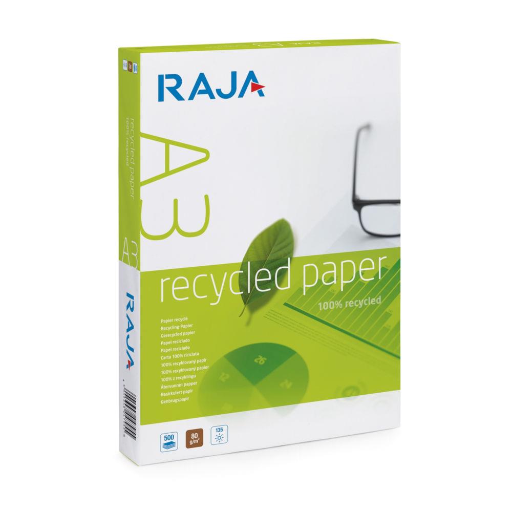 Papier A3 blanc 80g recycl - ramette de 500 feuilles