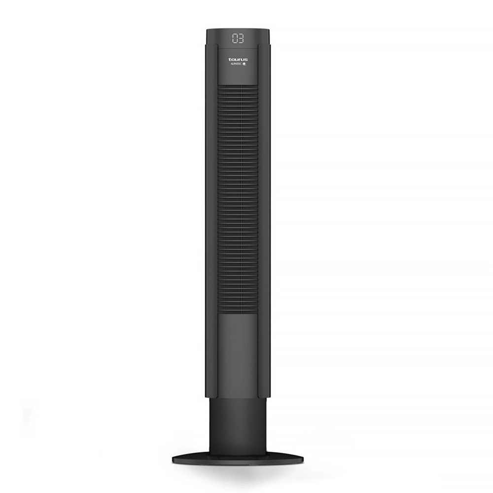 Ventilateur colonne oscillant Amazing Taurus 4 vitesses avec affichage numrique et minuteur  Tlcommande - 50 W - Noir