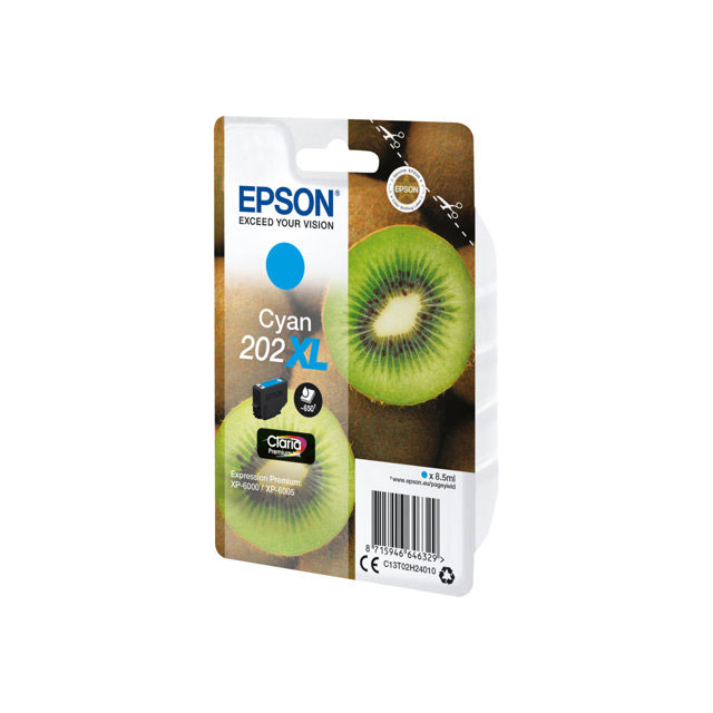 Cartouches pour imprimantes - Epson kiwi singlepack cyan 202xl claria premium ink