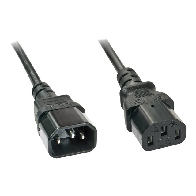 Lindy 30331 cble lectrique noir 2 m coupleur c14 coupleur c13