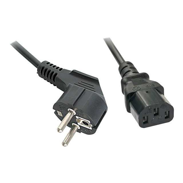 Lindy 30334 cble lectrique noir 0,7 m prise d'alimentation type a iec c13