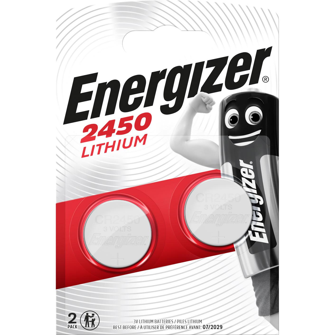 Energizer cr2450 batterie  usage unique lithium