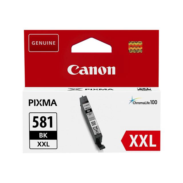 Cartouches pour imprimantes - Canon cartouche d'encre noire  haut rendement cli-581xxl