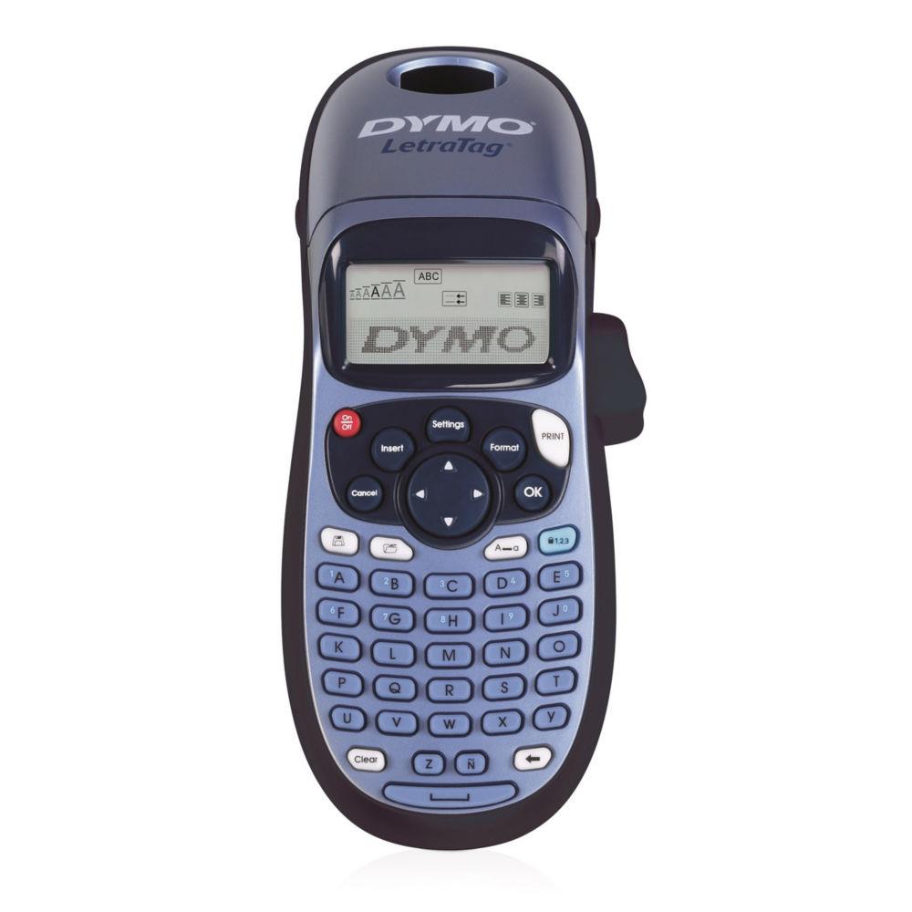 Etiqueteuse portable Dymo Letratag 100H avec clavier ABC - 1 ruban blanc