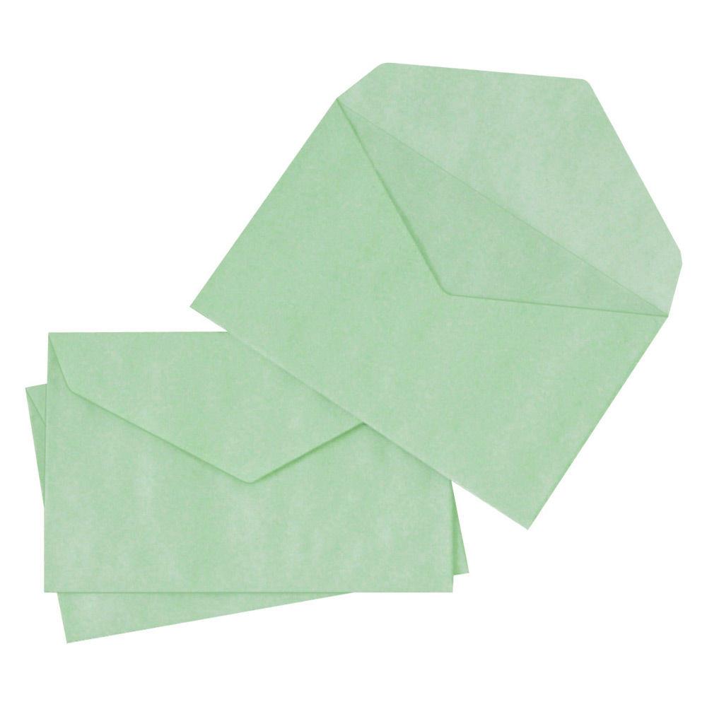Enveloppe lections La Couronne - 90 x 140 mm - 70 g/m - fermeture autocollante - vert - paquet 1000 units