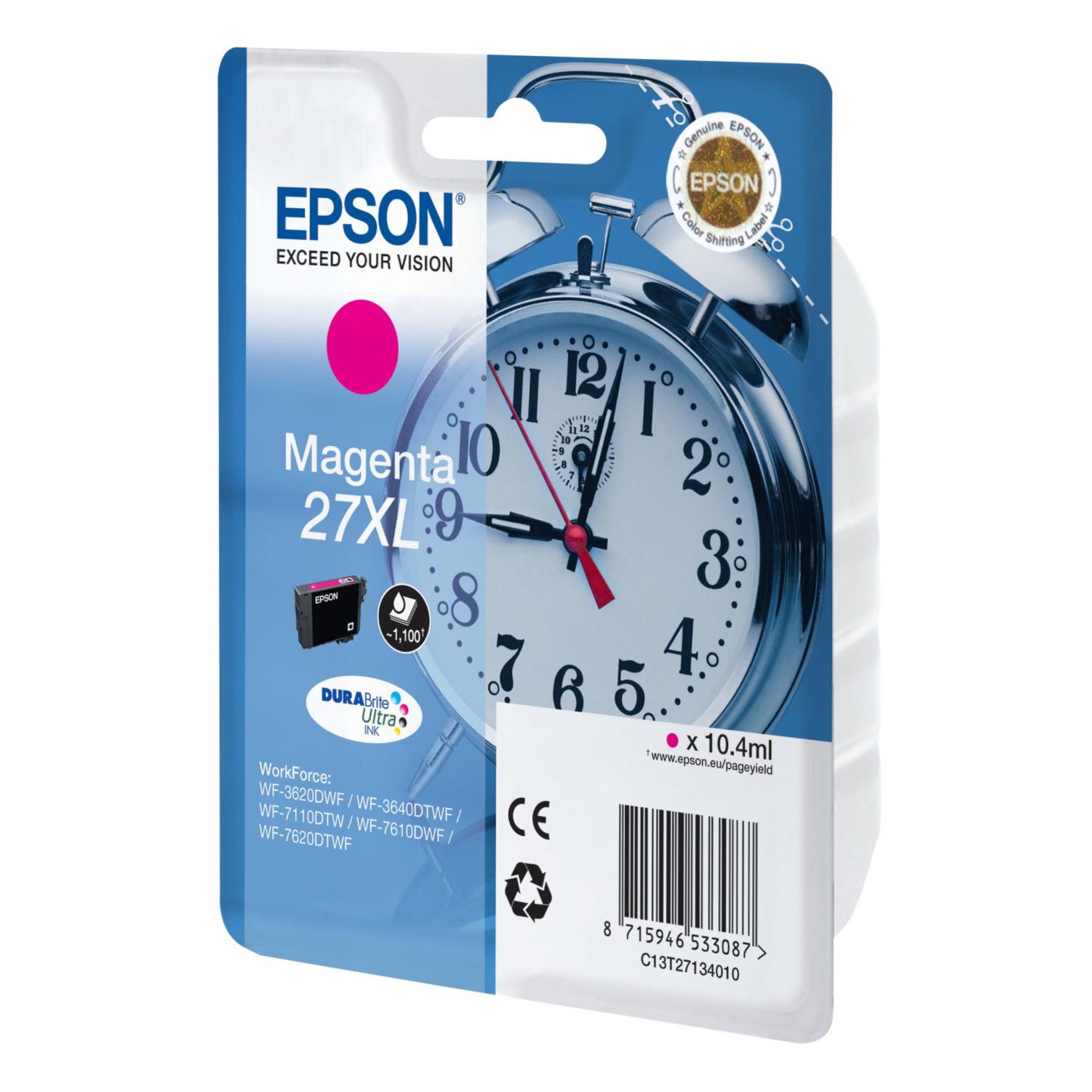 Cartouches pour imprimantes - Epson alarm clock cartouche "rveil" 27xl - encre durabrite ultra m