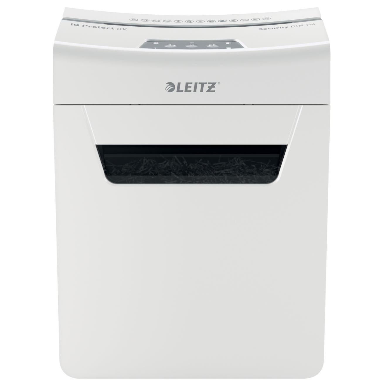 Leitz 80910000 destructeur de papier gris, blanc
