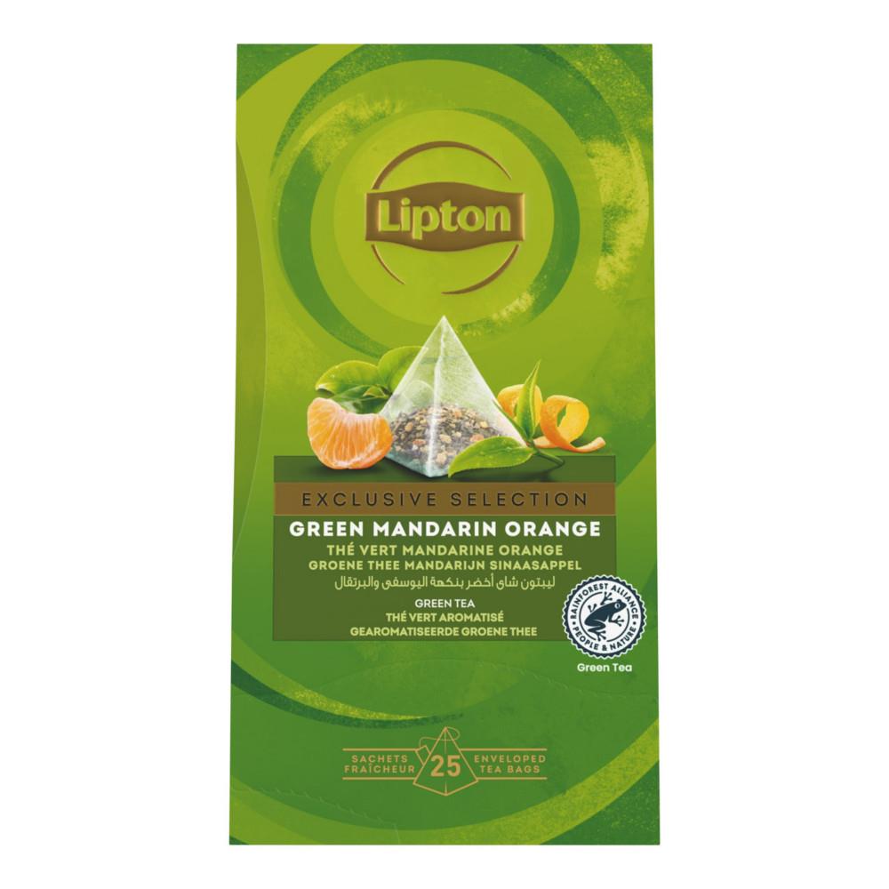 Th mandarine orange Lipton Exclusive Selection - 25 sachets fracheur