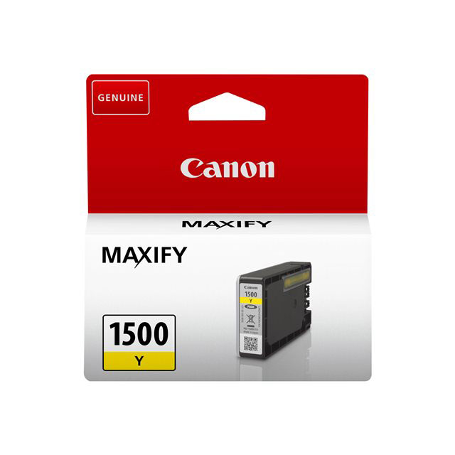 Cartouches pour imprimantes - Canon cartouche d'encre jaune pgi-1500y