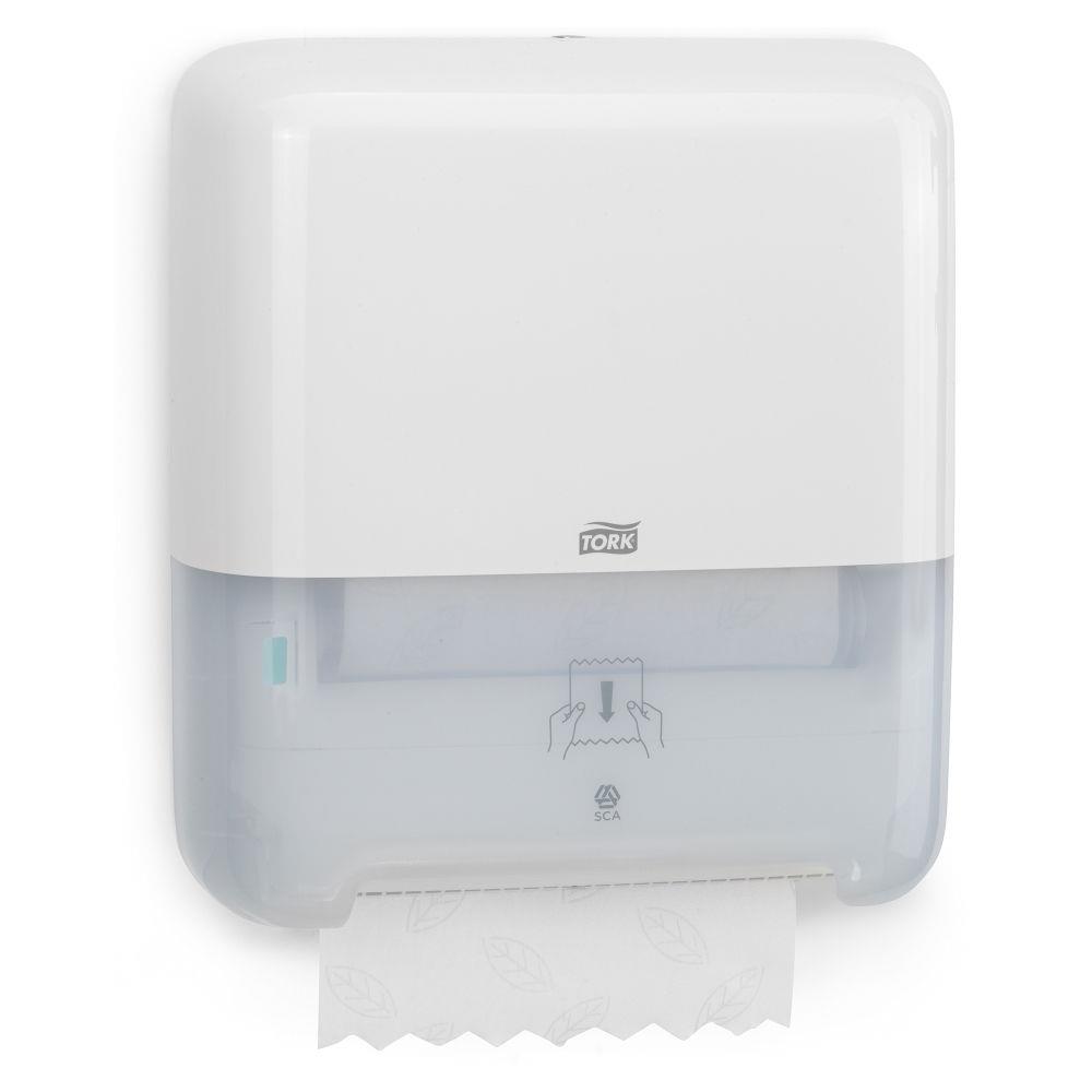 Distributeur essuie-mains en rouleau maxi Tork - 19 cm - blanc