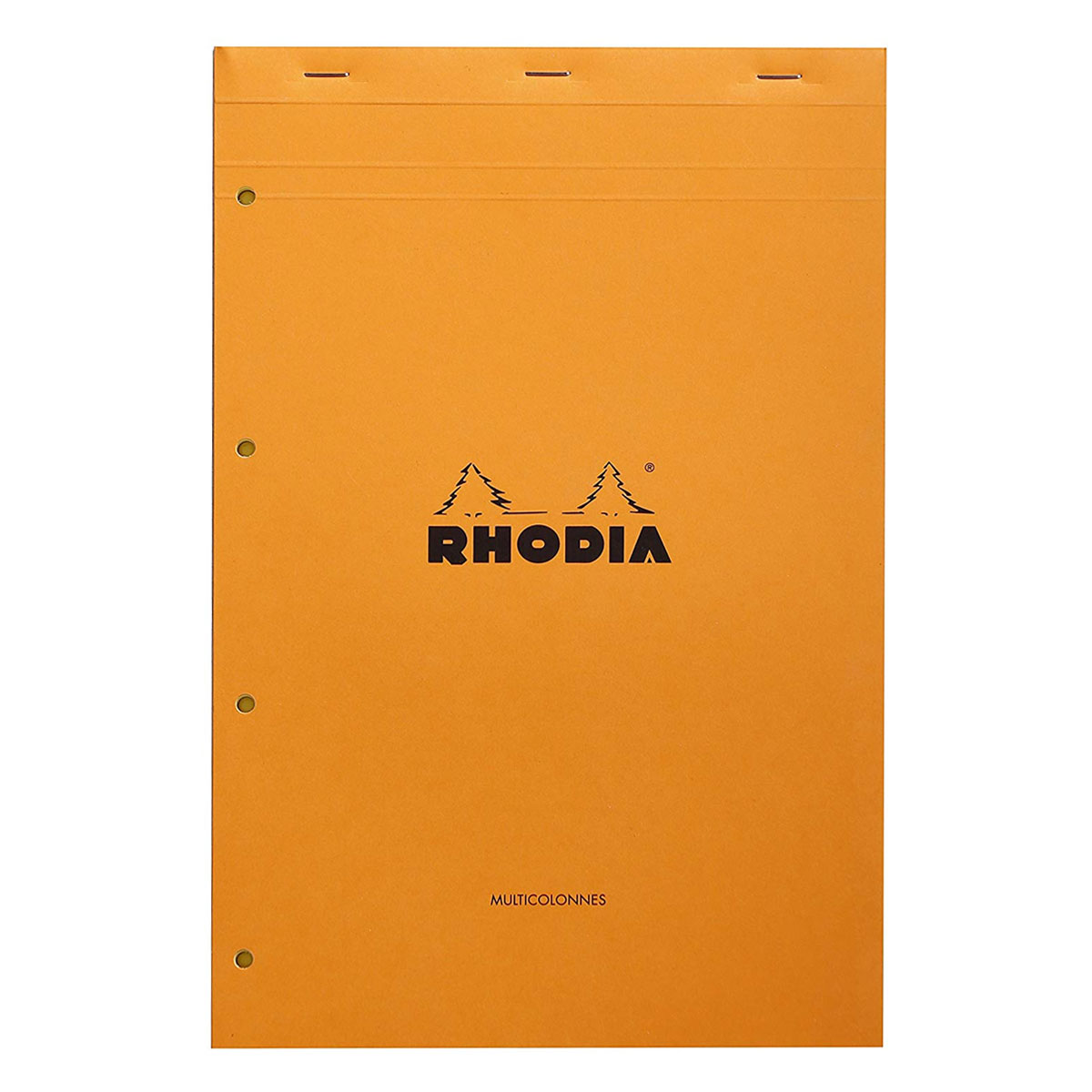 Bloc audit Rhodia - format 21 x 31,8 cm - 80 g - perfor - jaune