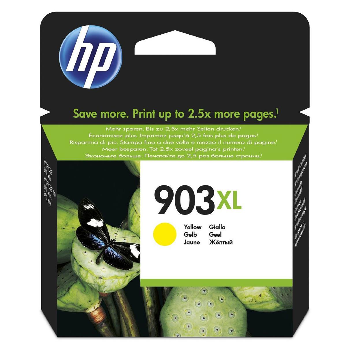 Cartouches pour imprimantes - Hp 903xl cartouche d'encre jaune grande capacit authentique