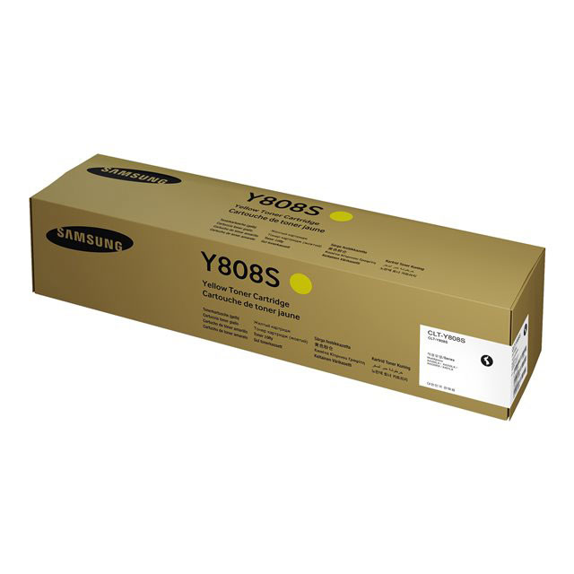 Cartouches de toner - Samsung clt-y808s toner jaune authentique