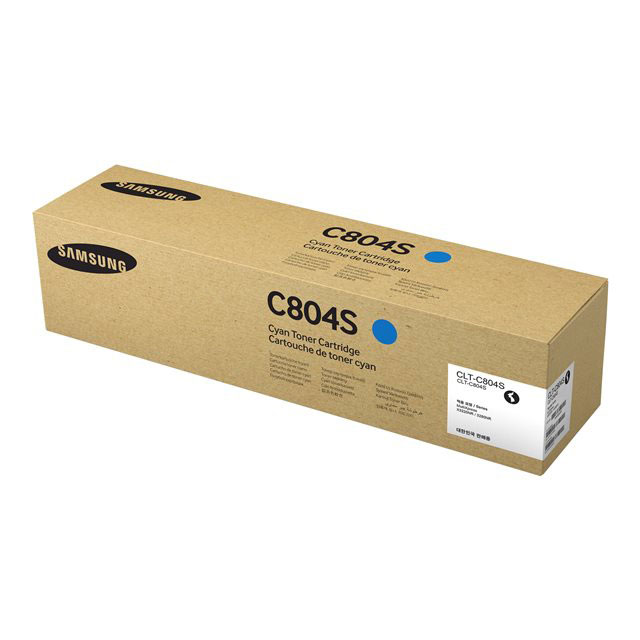 Cartouches de toner - Samsung clt-c804s toner cyan authentique