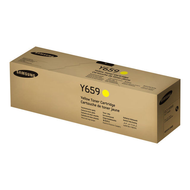 Cartouches de toner - Samsung clt-y659s toner jaune authentique