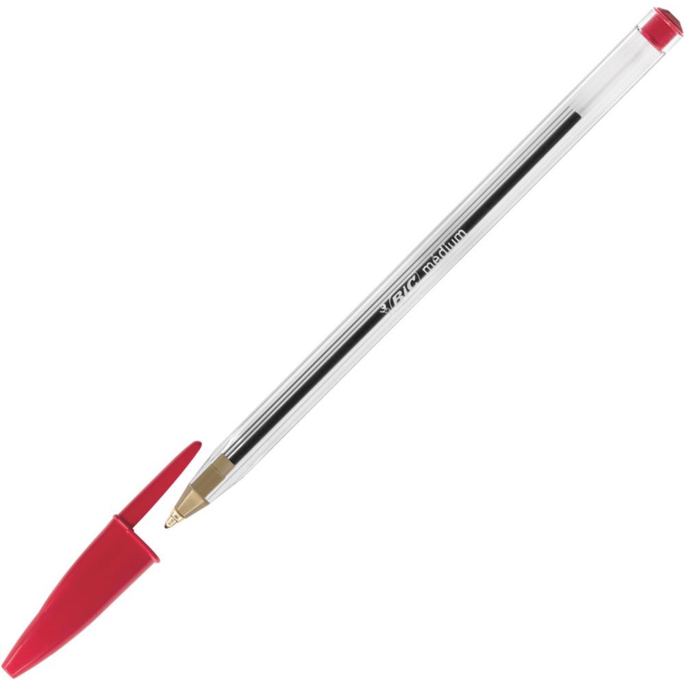 Stylo Bic Cristal rouge - pointe moyenne