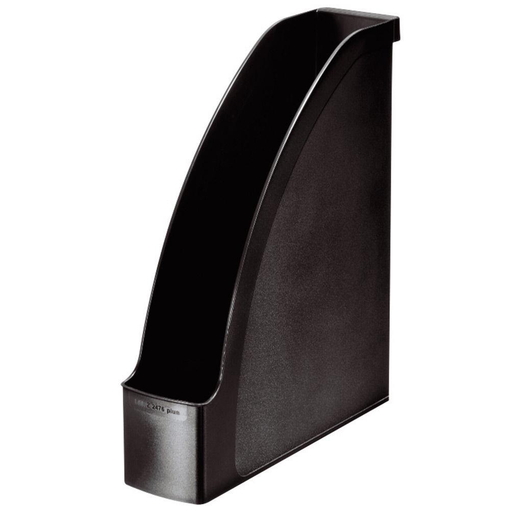 Porte-revue Leitz - A4 - plastique - 78 x 300 x 278 mm - noir