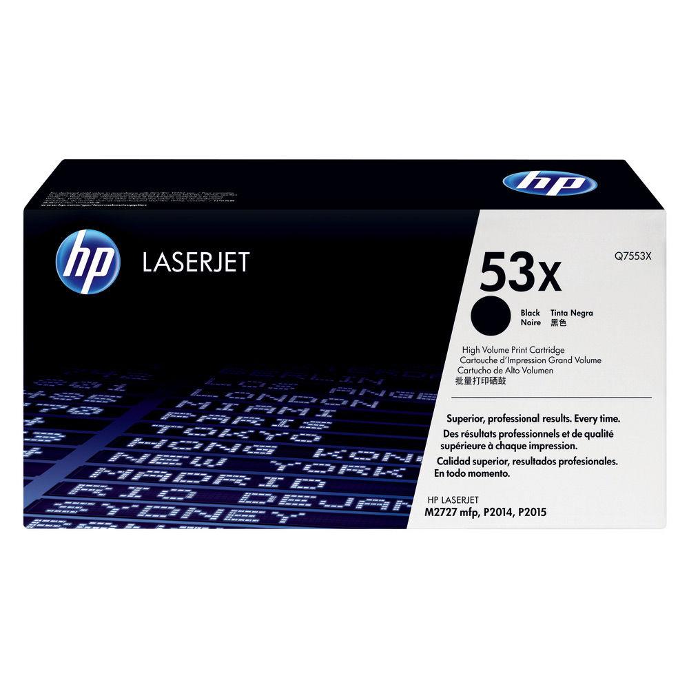 Cartouches de toner - Hp 53x toner laserjet noir grande capacit authentique