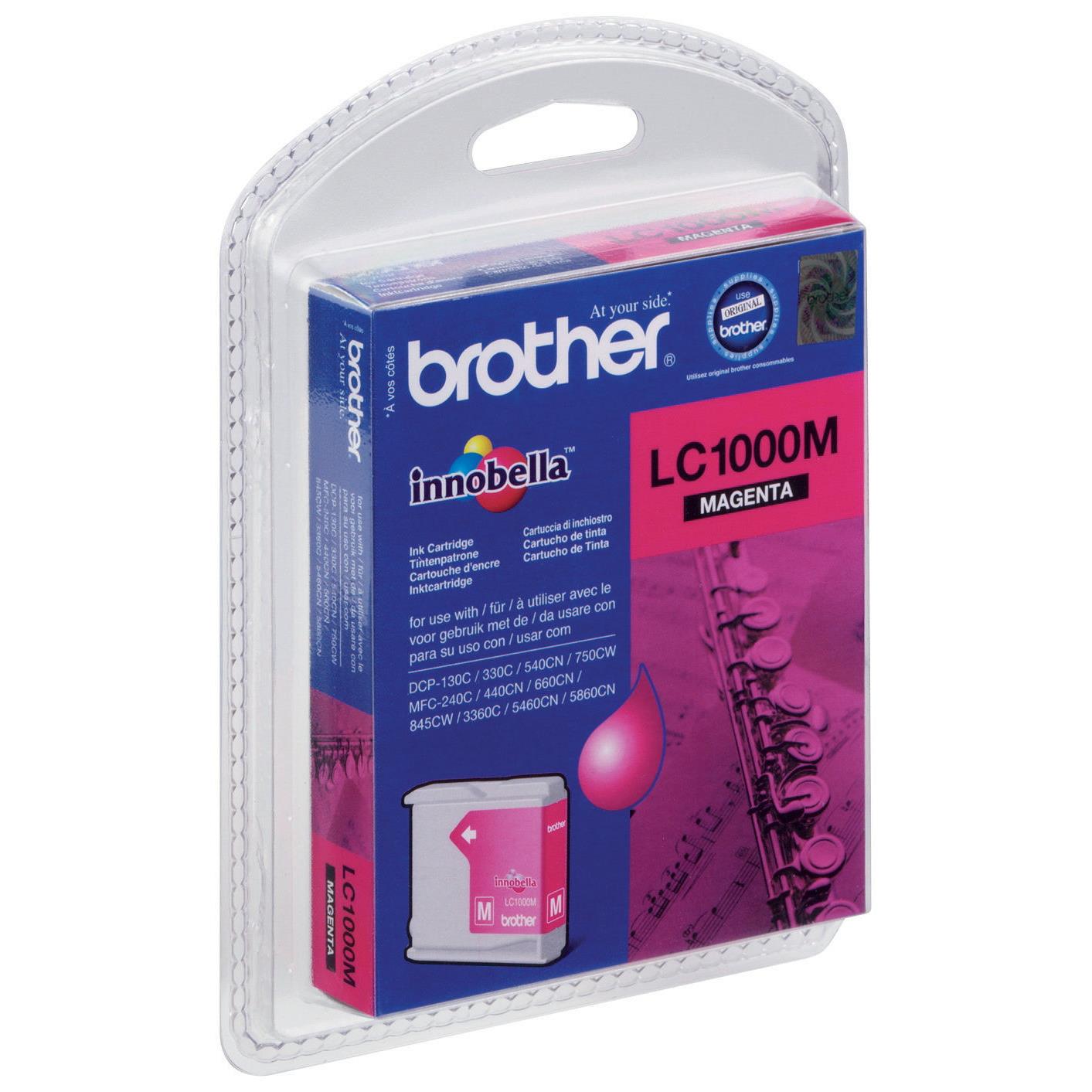 Cartouches pour imprimantes - Brother lc1000m - cartouche d'encre originale - magenta