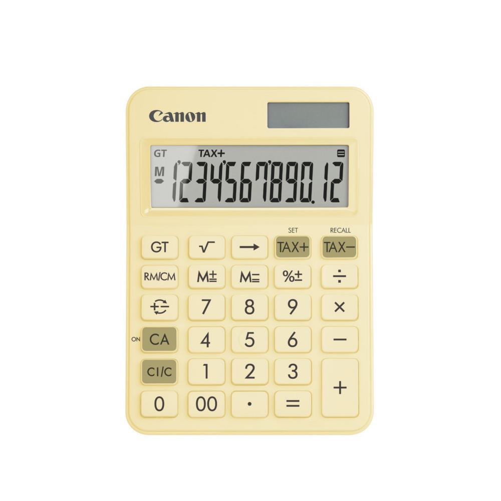 Calculatricede bureau Canon LS125KB - 12chiffres - Jaune