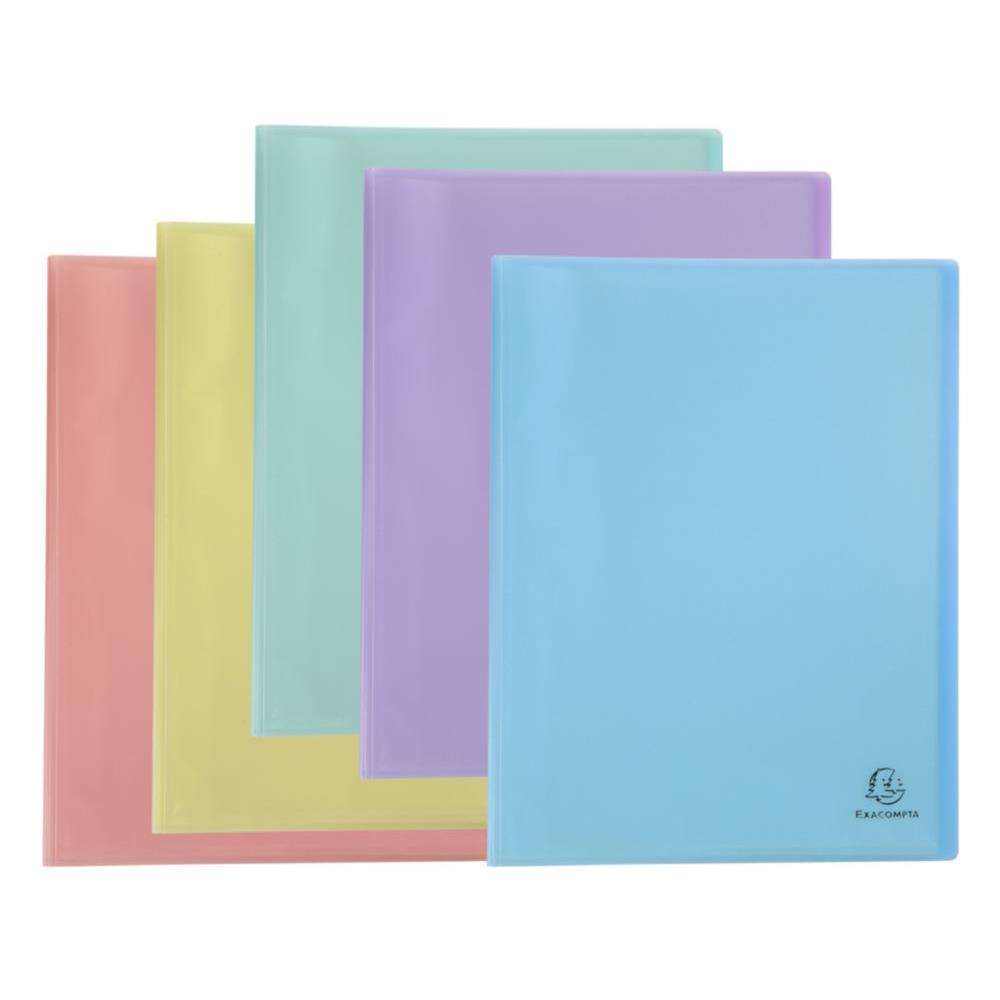 Protge-documents Exacompta A4 Opak 30 pochettes - Coloris assortis