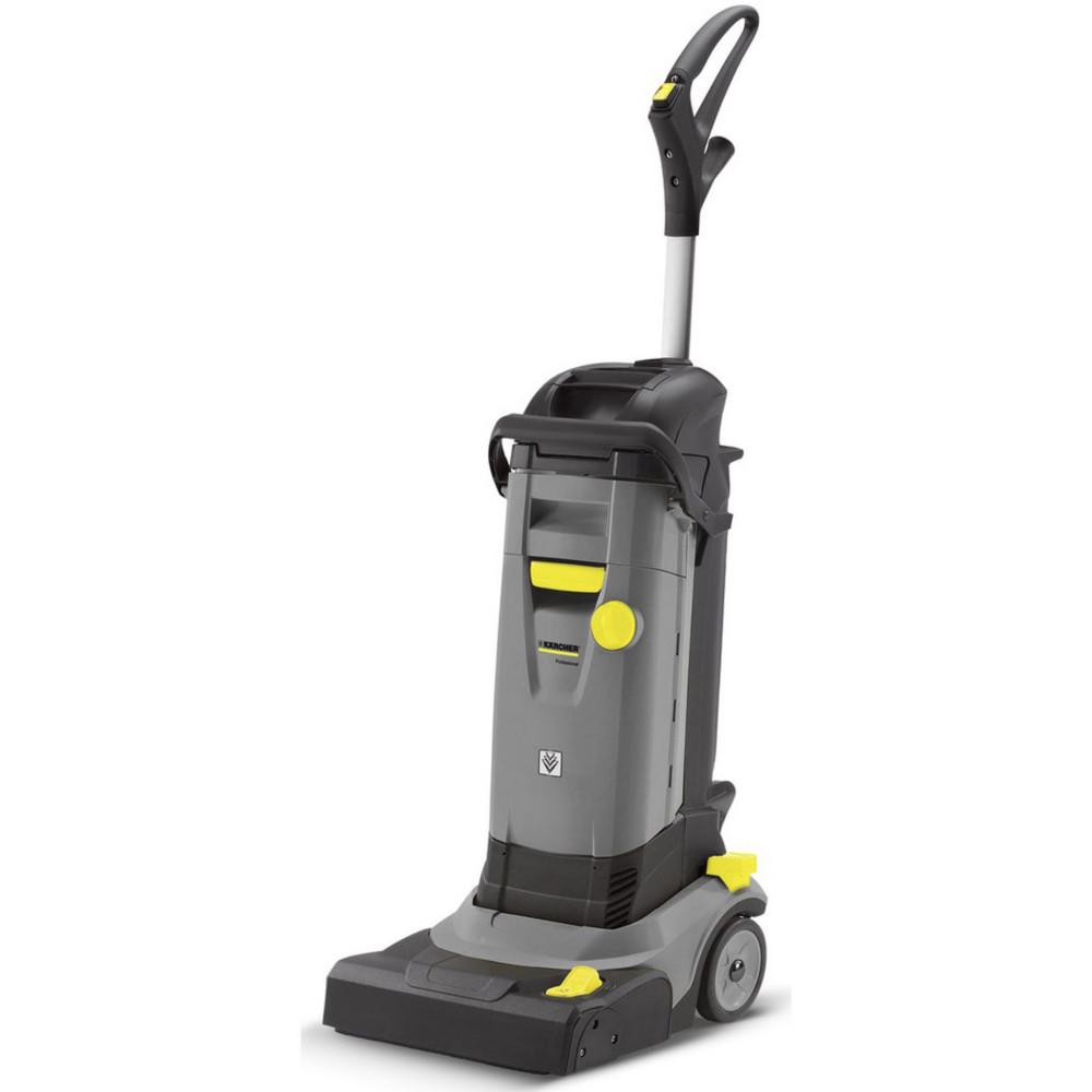 Autolaveuse filaire Karcher BR 30/4C - Aspiro-laveur avec rouleau-brosse pour Sols - Noir et jaune