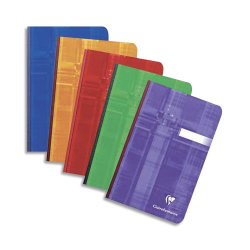 Carnet Clairefontaine - 90 g - 11 x 17cm  - brochure - couverture pellicul�e  - 192 pages -