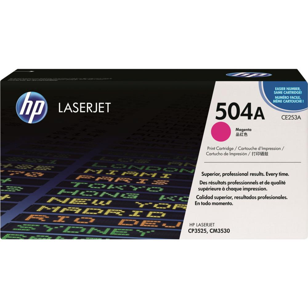 Cartouches de toner - Hp 504a toner laserjet magenta authentique
