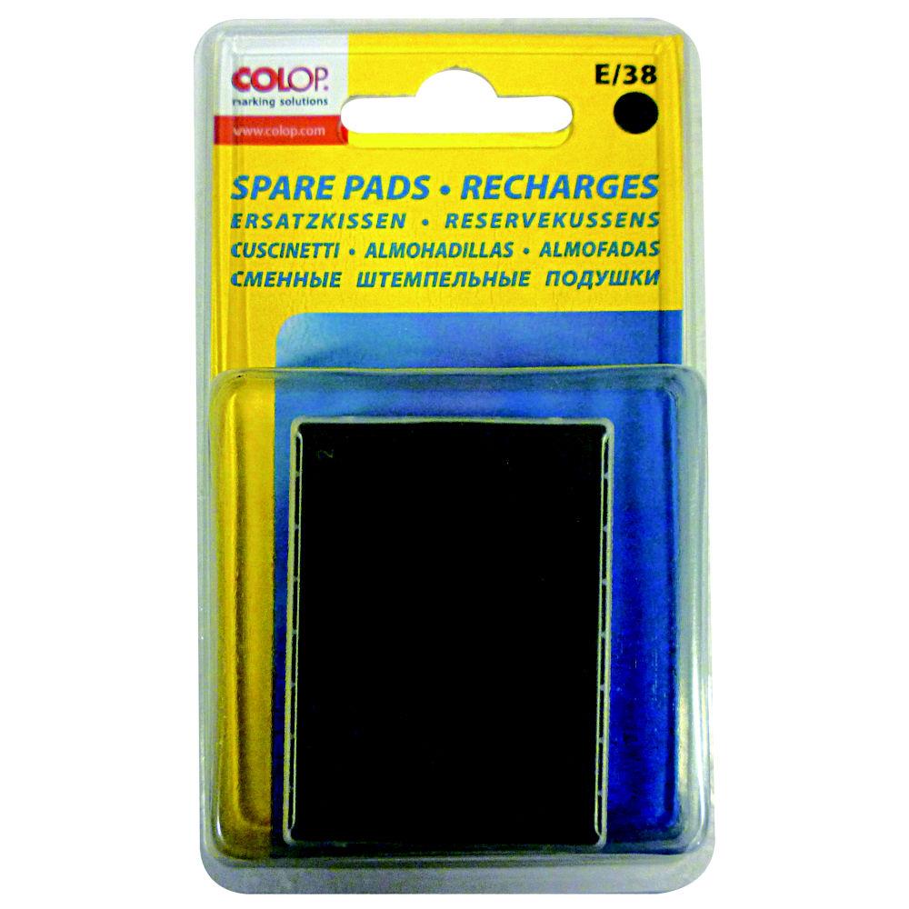 Cassette d'encre pr-encre Colop E/38 pour timbre automatique Printer 38 - rouge - paquet 2 units