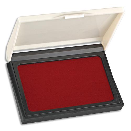Tampon encreur rencrable - 10.5x6.5cm - rouge
