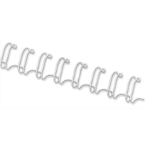 Bo�te de 100 peignes m�talliques Fellowes 34 boucles - 10 mm - blanc
