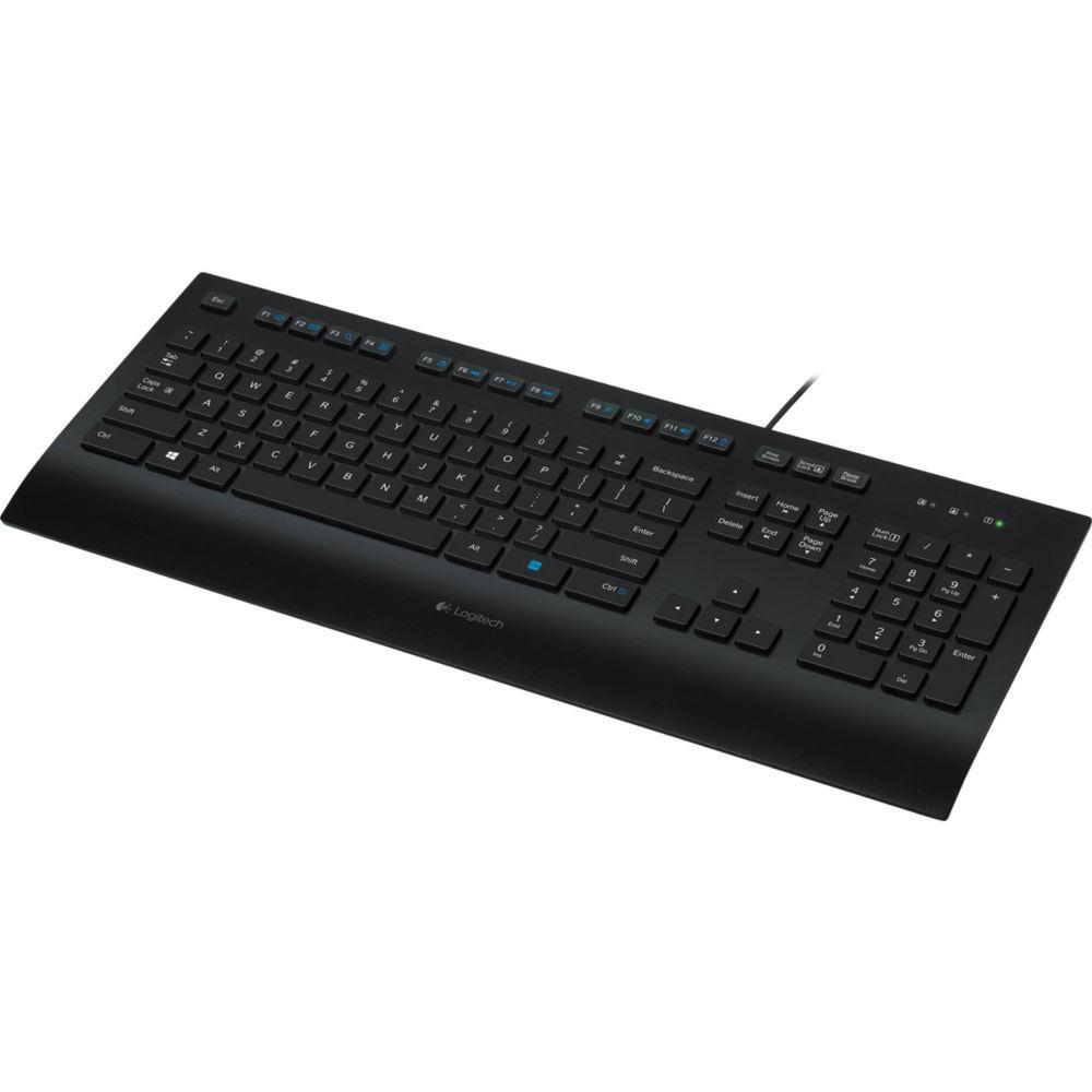 Logitech k280e pro f/ business clavier bureau usb azerty franais noir