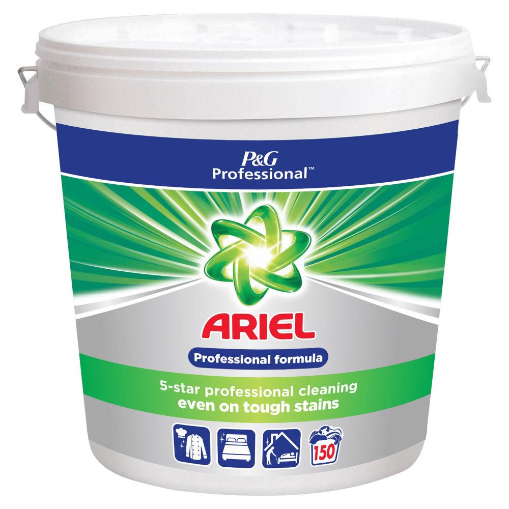 Lessive poudre Ariel - formule professionnelle - 9,75 kg - seau de 150 doses