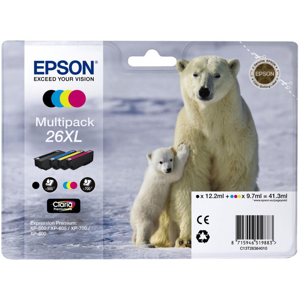 Cartouches pour imprimantes - Epson polar bear cartouche "ours polaire" - encre claria premium mp (xl)