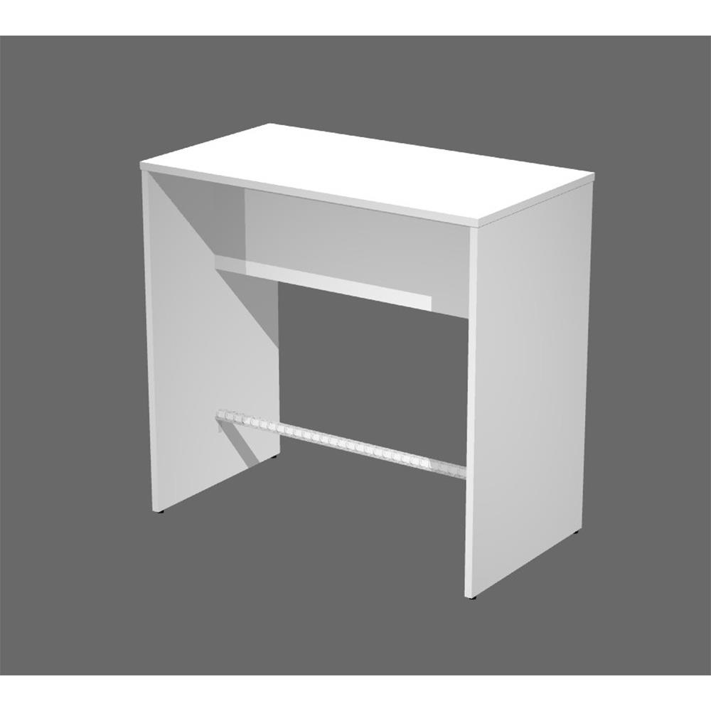 Table haute polyvalente - H 105 cm - blanc