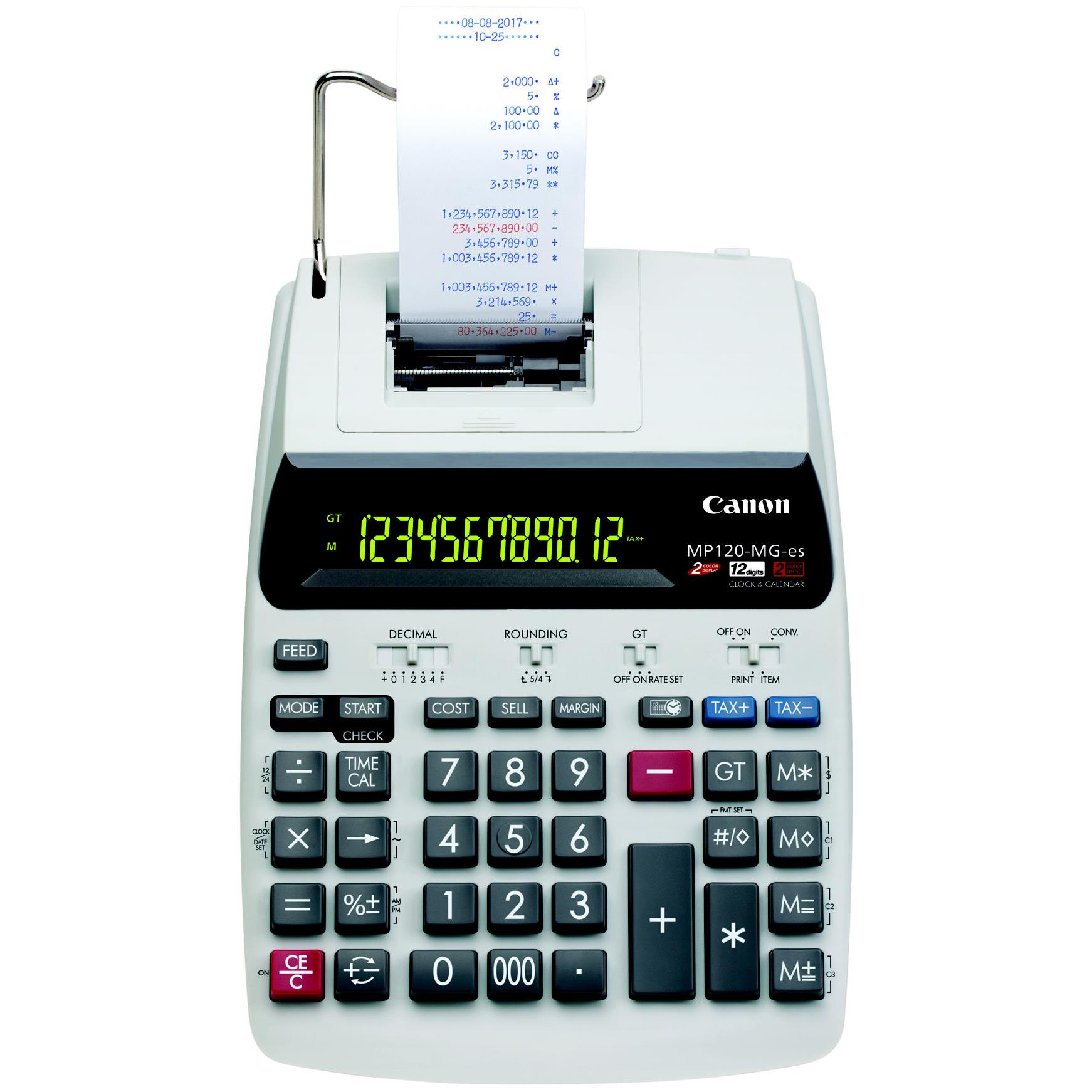 Calculatrice imprimante professionnelle Canon MP-120-MG-ES  - 12 chiffres