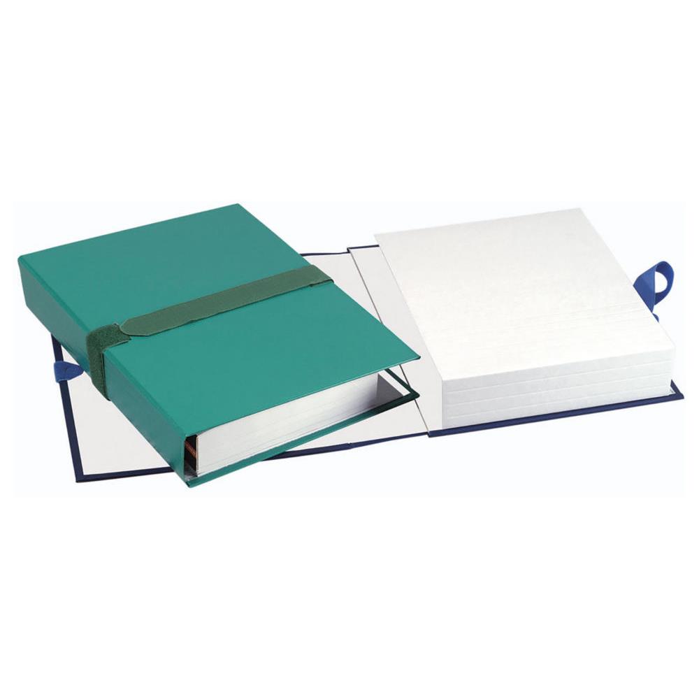 Chemise  dos extensible Exacompta - recouverte de Balacron - dos extensible jusqu' 12 cm - 24 x 32 cm - Coloris assortis