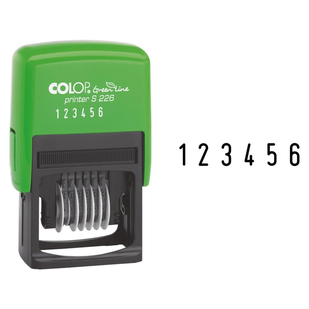 Tampon numroteur Colop Printer Green Line S 226