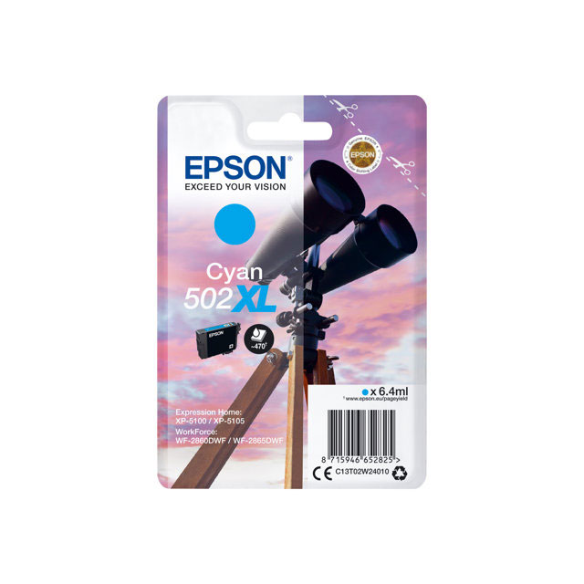 Cartouches pour imprimantes - Epson singlepack cyan 502xl ink