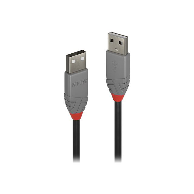 Lindy 36692 cble usb usb 2.0 1 m usb a noir, gris