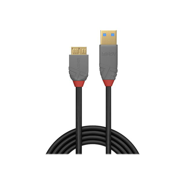 Lindy 36766 cble usb usb 3.2 gen 1 (3.1 gen 1) 1 m usb a micro-usb b noir