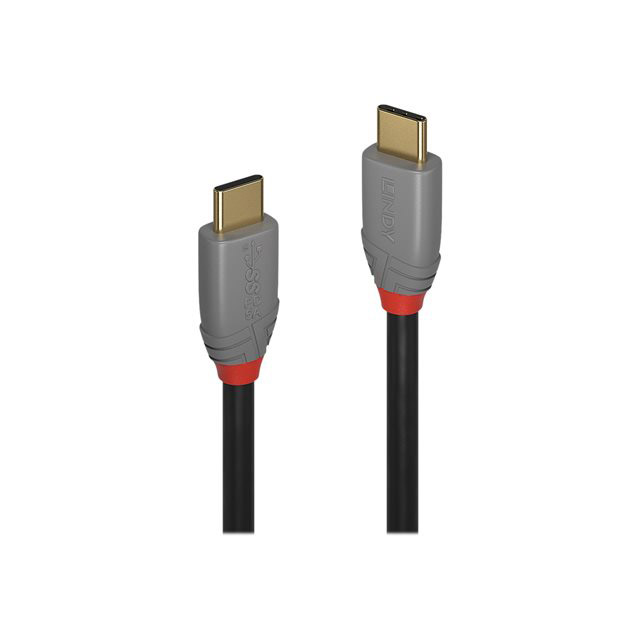 Lindy 36901 cble usb 1 m usb c noir, gris