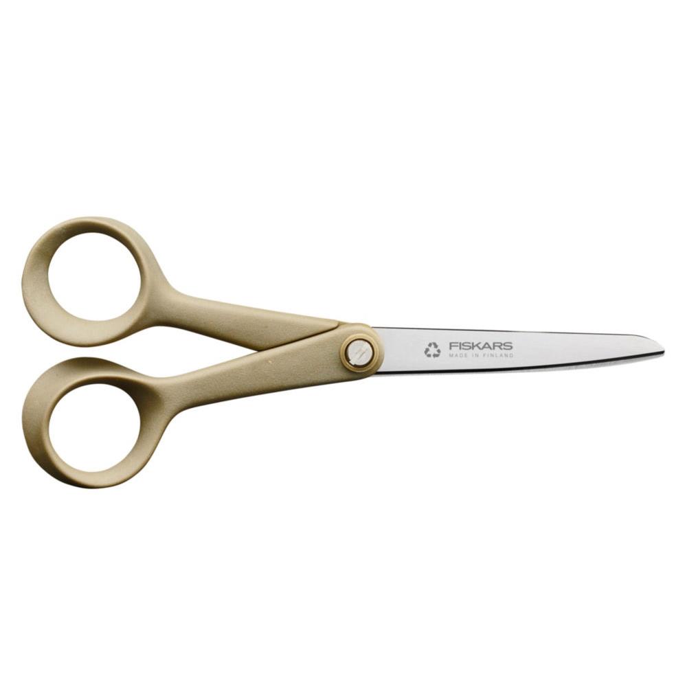 Ciseaux recycls ambidextre Fiskars  anneaux ronds - 17 cm