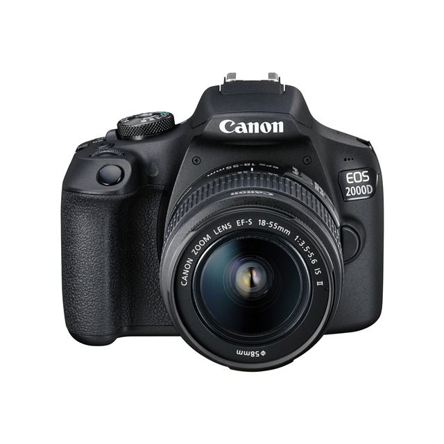 Canon eos 2000d bk body eu26 botier d'appareil-photo slr 24,1 mp cmos 6000 x 4000 pixels noir