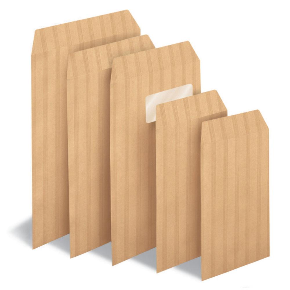 Pochettte kraft La Couronne - 280 x 365 mm - 90 g/m fermeture autocollante - kraft blond - paquet 250 units