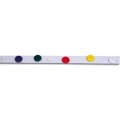 Boite de 10 bandes mtalliques adhsives PAVO - 50x3 cm - blanches